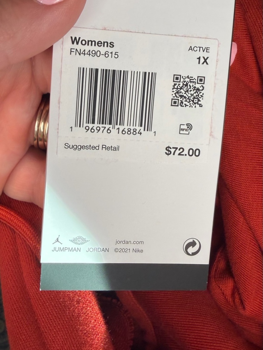Women’s Jordan Hoodie – Size 1X (NWT) - Picture 4 of 4